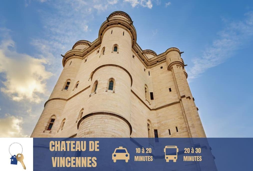 9 Min From Chateau De Vincennes - Paris & Disney Apartment Saint-Maurice  Exterior photo